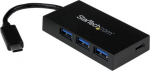 StarTech.com 4 PORT USB 3.0 HUB - USB-C HUB, GEN 1 HUB 1X USBC + 3X USB A