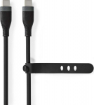 Kabel USB Nedis USB-C - USB-C 1.5 m Czarny (CCGB60820BK15)