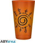 Abysse Naruto Shippuden - Konoha & Seal Symbol 400ml Large Glass (ABYVER137)