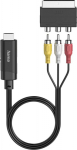 Hama 00205775, HDMI Typ A (Standard), SCART (21-pin), Male, Male, Straight, Straight
