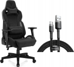 Armchair SENSE7 black / gray fabric Sentinel + kabel usb