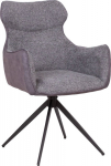 Chair CHANA swivel, grey