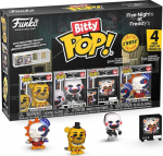 Funko Bitty Pop! 4-Pack: Five Nights at Freddy's - Withered Golden Freddy, Marionette, Lolbit, Sun & Moon Vinyl Figures