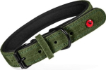 ZOLUX Komfort Leather, green color &ndash; dog collar &ndash; 45cm