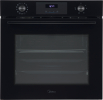 Midea MBO7NM30D0-BK Oven, Built-in, Electric, Width 60 cm, Touch Display, Black