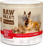 VETEXPERT Raw Paleo Olympic Beef Medium Large Mono - dog treat - 90g