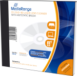 MediaRange Laser Cleaning-CD m. Brushes for CD/DVD Player