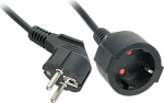 Lindy Power Extension 5 M 2 Ac, Outlet(S) Indoor Black