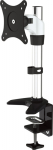 Jenimage JI-ME110TK - Befestigungskit (Clamping fixture for table, monitor panel, tube base) - neig- And pivotable - f&uuml;r LCD-Display - Kunststoff, Stahl, Die-cast aluminum - Schwarz / Wei&szlig; - screen size: 38.1-68.6 cm (15"-27")
