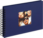 Walther Fun blue Spiral 23x17 40 black Pages SA109L