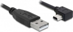 DELOCK USB Kabel A -> Mini-B St/St 1.00m 90&deg;