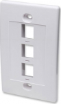 Intellinet 163309 Panel do surface socket 3x Keystone - Intellinet 163309 Panel do surface socket 3x Keystone