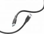 cellularline Kabel USB Cellular Line USB-C - USB-C 1.2 m Czarny (USBDATASOFTC2CK)
