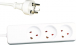 Garbot Plast Power Strip 3-way EDB, Outlet, 7m White