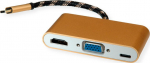 ROLINE Gold - Videoadapter - 24 pin USB-C male to HD-15 (VGA)