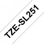 Brother TZESL251 Tape SvartText,VitBotten,24mm