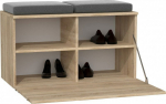 Topeshop OPAL SZAFKA SONOMA shoe organizer Closed Oak