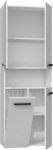 Topeshop NEL 1K DK BIEL bathroom storage cabinet White