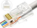 Lanview RJ45 UTP plug Cat6A for, AWG23-24 stranded/solid