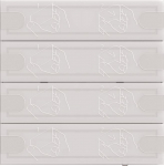 GIRA Touch sensor KNX 4 Comfort 4f TS4 Wei&szlig;
