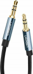 Cable Ugreen Jack 3.5mm - Jack 3.5mm 1.5m niebieski (UGR481BLU)