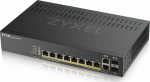 Zyxel GS1920-8HPv2 - Switch - Smart - 8 x 10/100/1000 (PoE+) + 2 x Combo Gigabit-SFP - Desktop, wall-mountable - PoE+ (130 W) (GS1920-8HPV2-EU0101F)