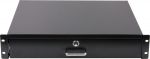 Rockstable 2 HE 19" Lockable drawer - Drawer unit - Schwarz - Stahl - 2U - Oval - 48.3 cm (19 Zoll)