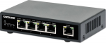 INTELLINET 5-Port Gigabit PoE+ Switch 62W