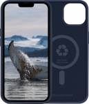 D. Bramante dbramante1928 Monaco - Back cover for mobile phone - MagSafe-compatibility - silicone, recycled plastic - sea blue - for Apple iPhone 14