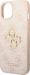Guess PU 4G Metal Logo Case for iPhone 14 / Pink