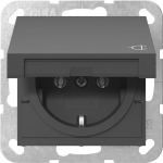 GIRA Socket SCHUKO 4454005 KD System 55 sw m