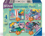 Ravensburger Puzzle Disney: Stitch - Vacay Mode 4 in a Box (12/16/20/24pcs) (12001069)
