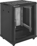 Qoltec Wardrobe RACK 19" | 15U | 600 x 600 x 855 | steel housing