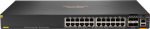 HPE Networking CX 6300F 24-port 1GbE Class 4 PoE and 4-port SFP56 Switch - Power over Ethernet (PoE)
