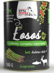 SYTA MICHA Salmon with deer, cranberries and asparagus - wet dog food - 400g