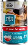 FRENDI with Beef chunks in delicate sauce - wet dog food - 1250g