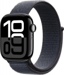 Apple Watch Series 10 GPS 42mm Jet Black Aluminum case with Ink Sport Band (MWWG3QF/A)