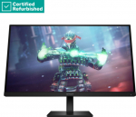 RENEW SILVER OMEN by HP 27k UHD Gaming Monitor - 27" 3840x2160 UHD 400-nit 144 Hz AG, IPS, USB-C/2x HDMI/DisplayPort, 2x USB-A, speakers, height adjustable/tilt/pivot, 1 years