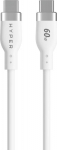 Hyper | HyperJuice USB-C Silicone Charging Cable, 1.5 m, White | HJ4011WHGL