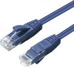 MicroConnect CAT6A UTP 0.15m Blue LSZH