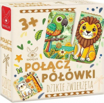 Kangur Connect the halves Wild Animals