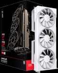 XFX Swift AMD Radeon RX 9070 OC White Triple Fan Gaming Edition with 16GB GDDR6 HDMI 3xDP, AMD RDNA 4
