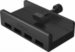 ORICO HUB 4-port mounted clamp USB-A 3.0 - czarny