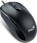 Genius Computer Technology Genius Mouse Wired Mouse, Genius DX-110, czarna, Optical, 1200DPI, USB-C