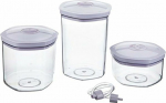 Gastroback 46110 Vacuum Canister 3pcs Round