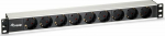 Equip 19" Steckdosenleiste 9fach black 1HE
