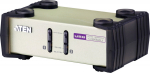 ATE Aten 2 Port PS2/USB KVM, Console, & PC PS2/USB support, Video