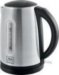 Melitta Prime Aqua 1018-02 Kettle stainless steel 1.7 Liter Stainless steel water cooker with 1.7 Liter Capacity - heating capacity: 2.200 Watt - Water level indicator (Outward) - overheating protection - steam stop- shutdown (1018-02)