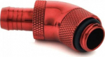 Bitspower Anschluss 45 Grad G1/4 Zoll AG auf 10mm ID - drehbar, rot