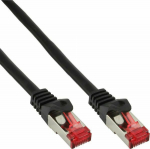 InLine Patchcord S/FTP, PiMF, Cat.6, 250MHz, PVC, black 25m (76425S)